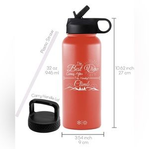 Tumbler Bottle 32oz Double Wall Insulated, Stainless Steel, Hot / Cold Beverages